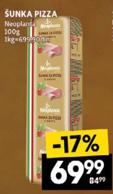 ŠUNKA PIZZA