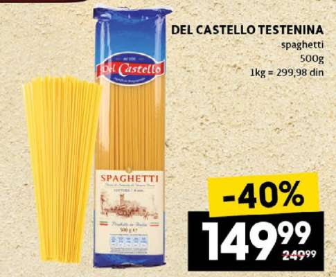 DEL CASTELLO TESTENINA