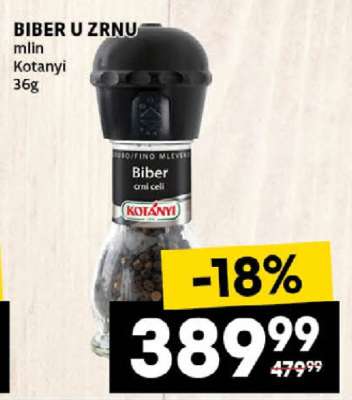 Biber u zrnu