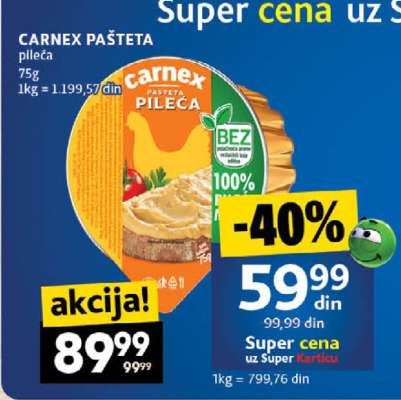 CARNEX PAŠTETA