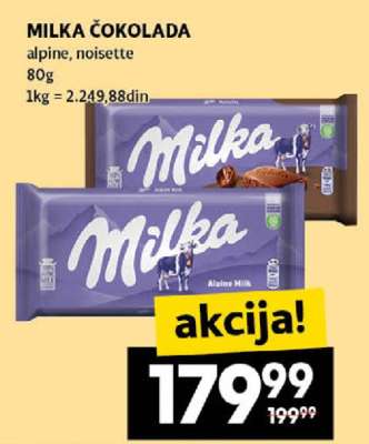 MILKA ČOKOLADA