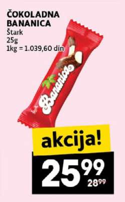 ČOKOLADNA BANANICA