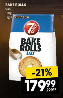 BAKE ROLLS