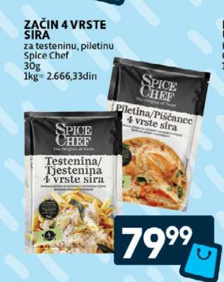 ZAČIN 4 VRSTE SIRA