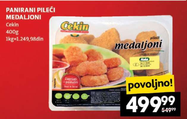PANIRANI PILEĆI MEDALJONI