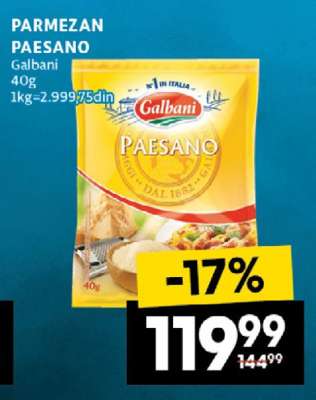 PARMEZAN PAESANO