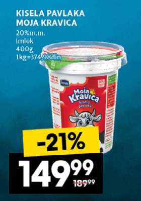 Kisela pavlaka Moja kravica