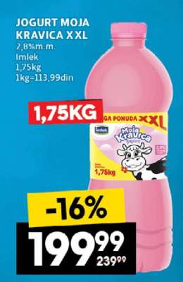 Jogurt Moja Kravica XXL