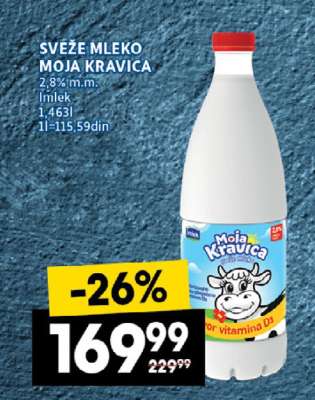SVEŽE MLEKO MOJA KRAVICA