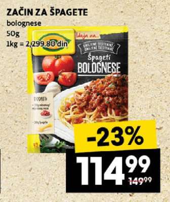 ZAČIN ZA ŠPAGETE