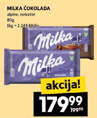 MILKA ČOKOLADA
