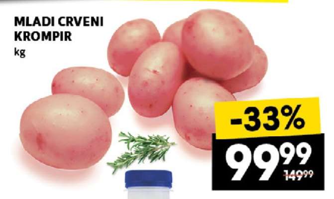 Mladi crveni krompir