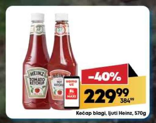 Kečap blagi, ljuti Heinz, 570g