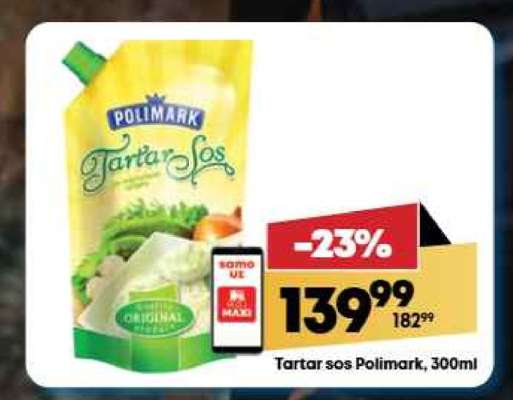 Tartar sos Polimark, 300ml