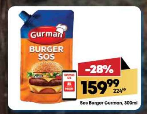 Sos Burger Gurman, 300ml