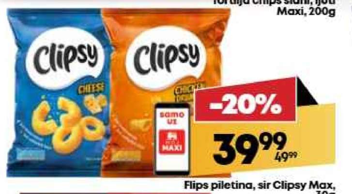 Flips piletina, sir Clipsy Max