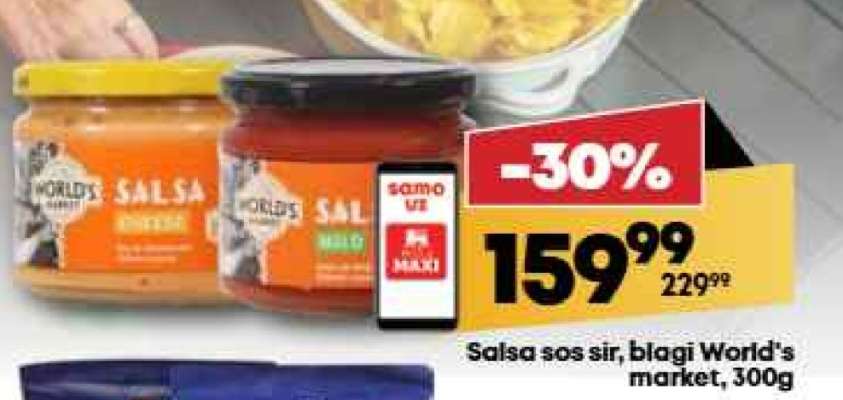 Salsa sos sir, blagi World's market, 300g