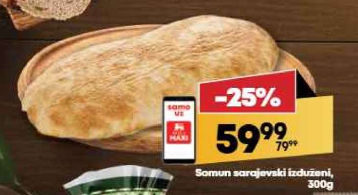 Somun sarajevski izduženi 300g
