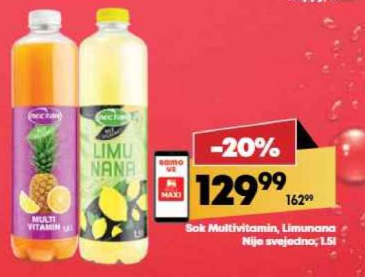 Sok multivitamin, limunana