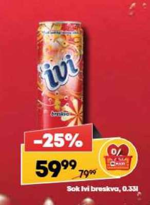 Sok Ivi Breskva 0.33L