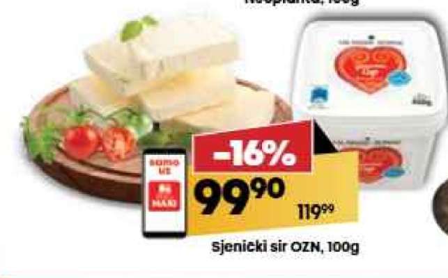 Sjenički sir OZN, 100g