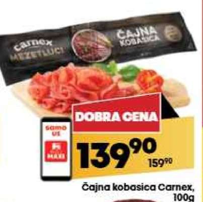 ČAJNA KOBASICA Carnex 100g
