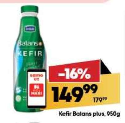 Kefir Balans plus 950g