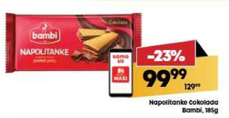 Napolitanke čokolada