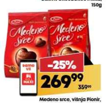 Medeno srce višnja Pionir