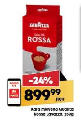 Kafa mlevena Qualita Rossa lavazza 250g