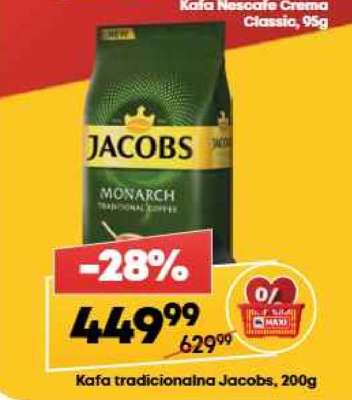 Kafa tradicionalna Jacobs 200g