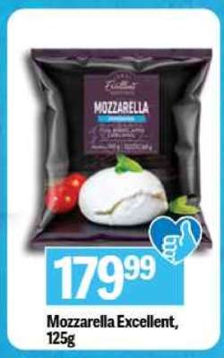 Mozzarella Excellent, 125g