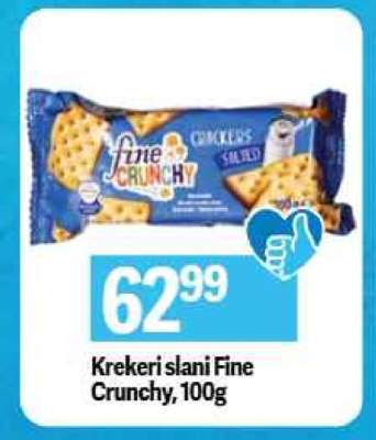Krekeri slani Fine Crunchy, 100g