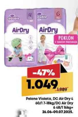 Pelene Violeta, DC Air Dry 4 60/1 7-18kg/DC Air Dry 6 48/1 16kg+