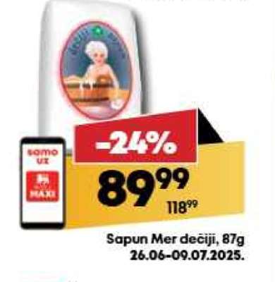 Sapun Mer dečiji 87g
