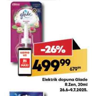 Elektrik dopuna Glade R.Zen 20ml