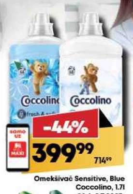 Omekšivač Sensitive, Blue Coccolino, 1.7l