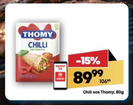 Chili sos Thomy, 80g