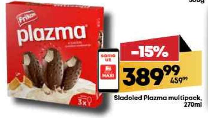 Sladoled Plazma multipack, 270ml