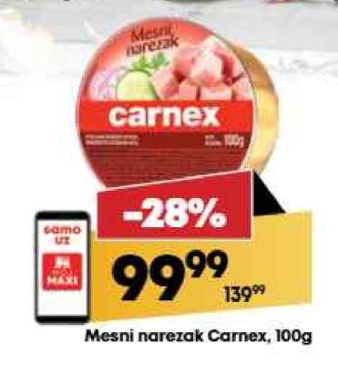 MESNI NAREZAK Carnex 100g
