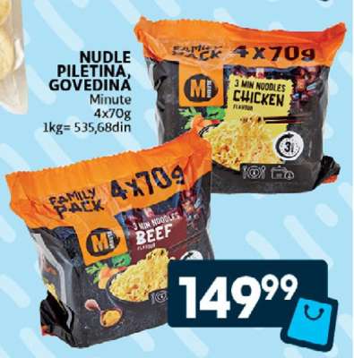 Minute 4x70g