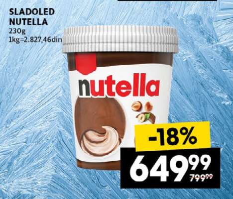 SLADOLED NUTELLA