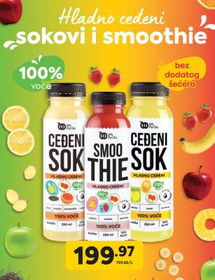 Cedeni sok i smoothie
