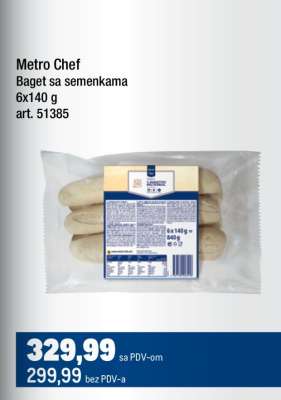 Metro Chef Baget sa semenkama