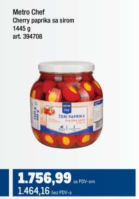 Metro Chef Cherry paprika sa sirom
