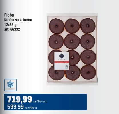 Rioba Krofnsa sa kakaom