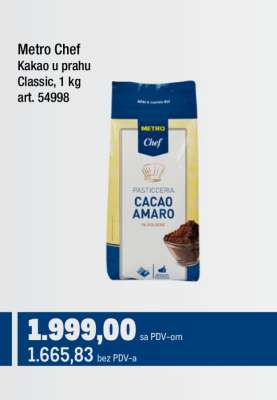 Metro Chef Kakao u prahu Classic