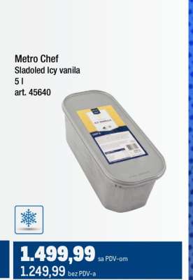 Metro Chef Sladoled Icy vanila