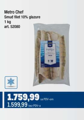 Metro Chef Smud filet 10% glazure