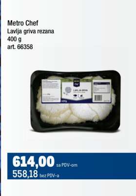 Metro Chef Lavlja griva rezana